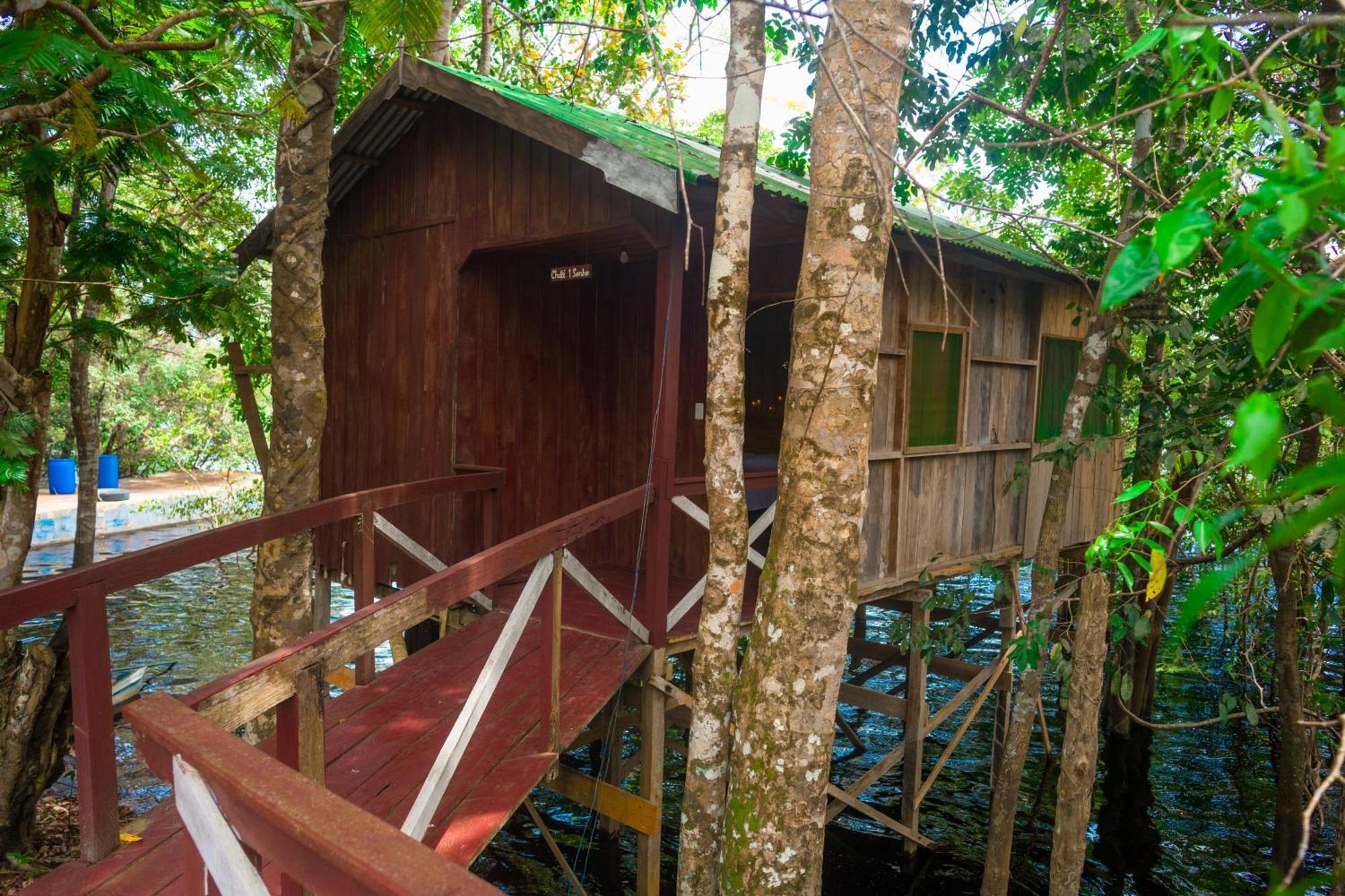 Vista Do Lago Jungle Lodge Cajual Exteriér fotografie